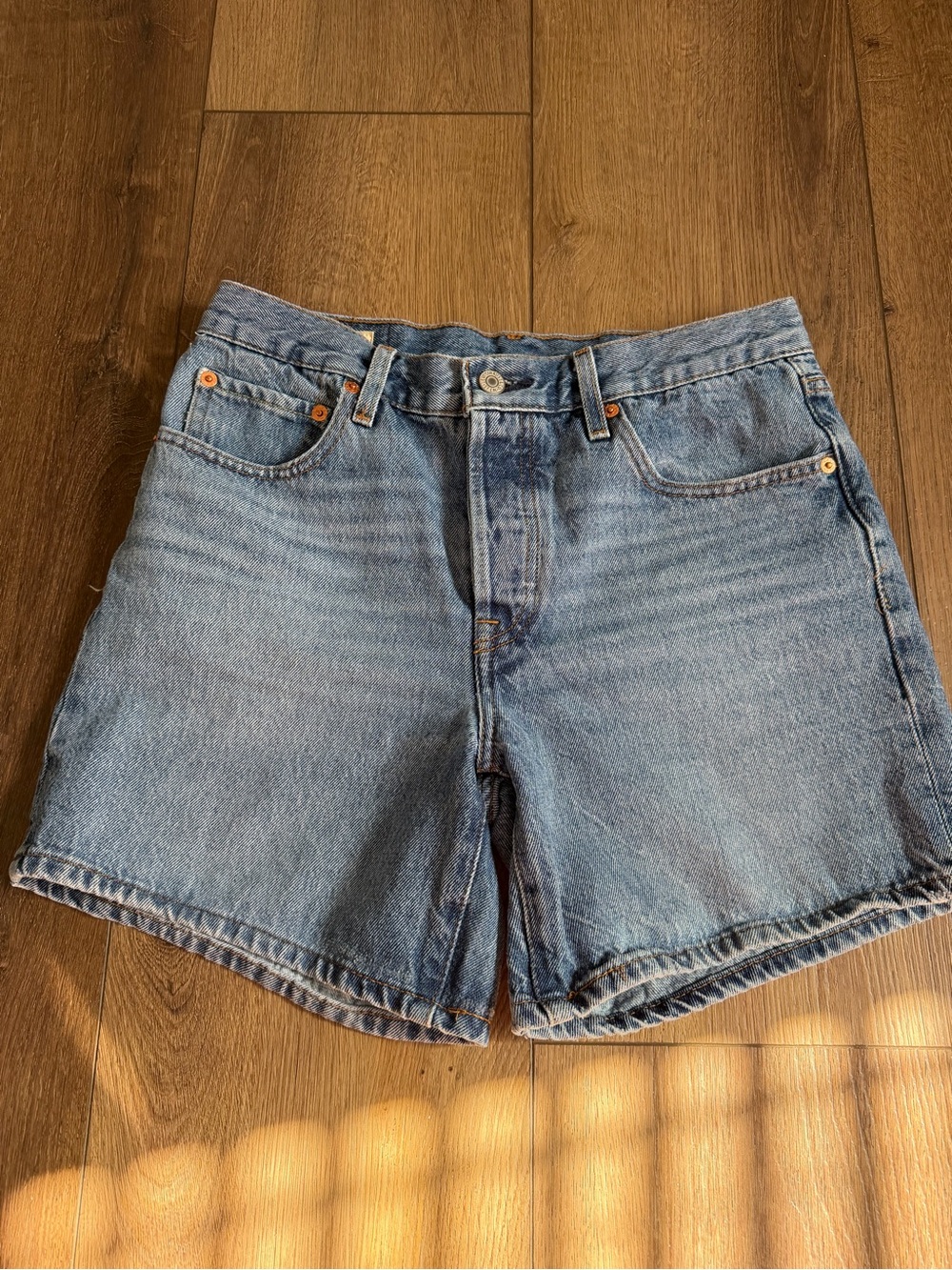 Levi's Blue Denim Shorts